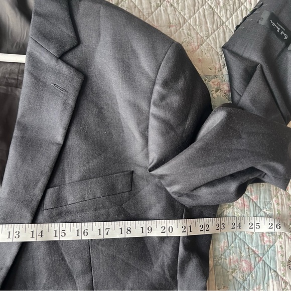 Paul Smith London Men’s Grey Blazer Wool Blend Size 54 Super 140 S NWT - Picture 2 of 16